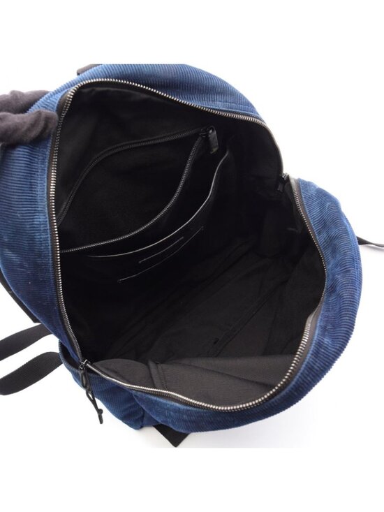 Saint Laurent Paris Backpack Logo Embroidery Navy main image 4